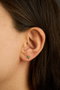 Heliophilia Silver Pendientes de Plata de Ley 925 en Dorado